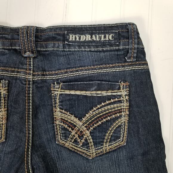 Hydraulic Cuffed Denim Shorts 5/6 - Picture 3 of 7